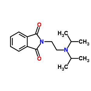 2-[2-(二丙烷-2-基氨基)乙基]異吲哚-1,3-二酮結(jié)構(gòu)式_85262-27-7結(jié)構(gòu)式