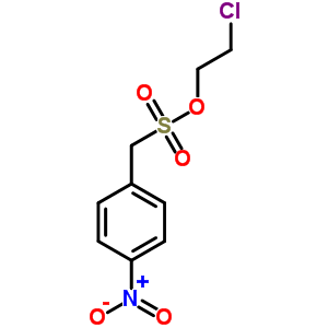 Benzenemethanesulfonic acid, 4-nitro-, 2-chloroethyl esterStructure,85650-20-0Structure Benzenemethanesulfonic acid, 4-nitro-, 2-chloroethyl ester Structure,85650-20-0Structure