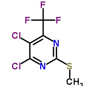 4,5-Dichloro-2-methylsulfanyl-6-(trifluoromethyl)pyrimidineStructure,85730-39-8Structure 4,5-Dichloro-2-methylsulfanyl-6-(trifluoromethyl)pyrimidine Structure,85730-39-8Structure