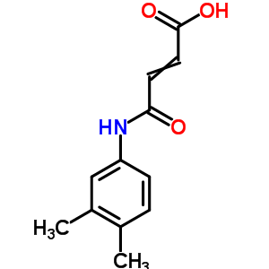 N-(3,4-二甲基苯基)馬來酰胺酸結(jié)構(gòu)式_85843-38-5結(jié)構(gòu)式