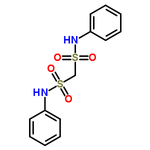 N,N-二苯基甲烷二磺酰胺結(jié)構(gòu)式_85891-81-2結(jié)構(gòu)式