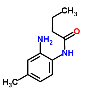 N-(2-amino-4-methylphenyl)butanamideStructure,861534-82-9Structure N-(2-amino-4-methylphenyl)butanamide Structure,861534-82-9Structure