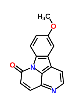 6H-indolo(3,2,1-de)(1,5)naphthyridin-6-one, 10-methoxy-Structure,86293-40-5Structure 6H-indolo(3,2,1-de)(1,5)naphthyridin-6-one, 10-methoxy- Structure,86293-40-5Structure