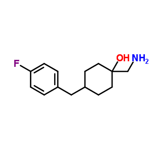 (1R,4r)-1-(aminomethyl)-4-(4-fluorobenzyl)cyclohexanolStructure,863630-53-9Structure (1R,4r)-1-(aminomethyl)-4-(4-fluorobenzyl)cyclohexanol Structure,863630-53-9Structure