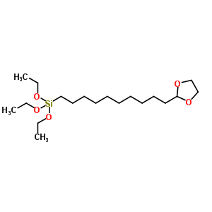 Triethoxysilylundecanal, ethylene glycol acetalStructure,866935-66-2Structure Triethoxysilylundecanal, ethylene glycol acetal Structure,866935-66-2Structure