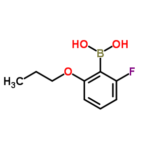 2-Fluoro-6-propoxyphenylboronic acidStructure,870777-18-7Structure 2-Fluoro-6-propoxyphenylboronic acid Structure,870777-18-7Structure