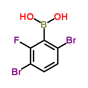 3,6-Dibromo-2-fluorophenylboronic acidStructure,870778-92-0Structure 3,6-Dibromo-2-fluorophenylboronic acid Structure,870778-92-0Structure