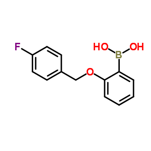 2-(4-Fluorobenzyloxy)phenylboronic acidStructure,870779-01-4Structure 2-(4-Fluorobenzyloxy)phenylboronic acid Structure,870779-01-4Structure