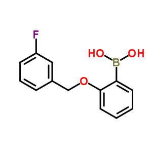 2-(3-Fluorobenzyloxy)phenylboronic acidStructure,871126-24-8Structure 2-(3-Fluorobenzyloxy)phenylboronic acid Structure,871126-24-8Structure
