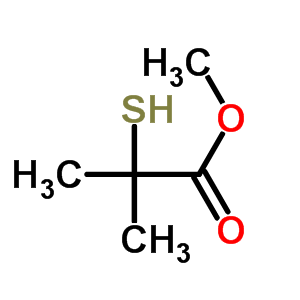 Methyl 2-mercapto-2-methylpropionateStructure,87123-08-8Structure Methyl 2-mercapto-2-methylpropionate Structure,87123-08-8Structure