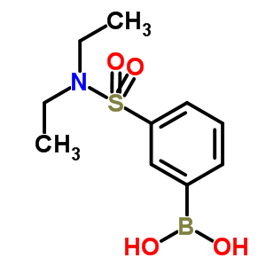 3-(N,N-二乙基磺胺)苯硼酸結(jié)構(gòu)式_871329-58-7結(jié)構(gòu)式