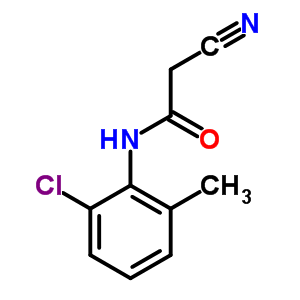 Acetamide,n-(2-chloro-6-methylphenyl)-2-cyano-Structure,87165-28-4Structure Acetamide,n-(2-chloro-6-methylphenyl)-2-cyano- Structure,87165-28-4Structure