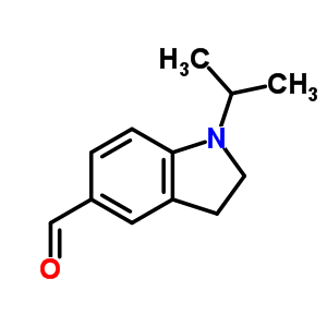 1-Isopropyl-2,3-dihydro-1H-indole-5-carbaldehydeStructure,876710-70-2Structure 1-Isopropyl-2,3-dihydro-1H-indole-5-carbaldehyde Structure,876710-70-2Structure