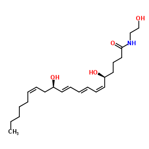 (5S,6z,8e,10e,12r,14z)-5,12-dihydroxy-n-(2-hydroxyethyl)-6,8,10,14-icosatetraenamideStructure,877459-63-7Structure (5S,6z,8e,10e,12r,14z)-5,12-dihydroxy-n-(2-hydroxyethyl)-6,8,10,14-icosatetraenamide Structure,877459-63-7Structure