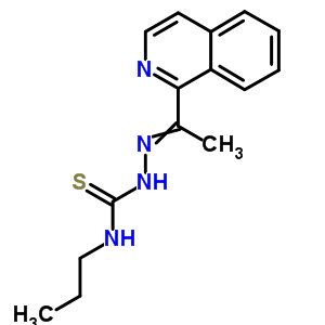 1-(1-Isoquinolin-1-ylethylideneamino)-3-propyl-thioureaStructure,88324-44-1Structure 1-(1-Isoquinolin-1-ylethylideneamino)-3-propyl-thiourea Structure,88324-44-1Structure