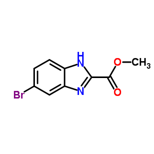 6-Bromo-1H-benzoimidazole-2-carboxylic acid methyl esterStructure,885280-00-2Structure 6-Bromo-1H-benzoimidazole-2-carboxylic acid methyl ester Structure,885280-00-2Structure