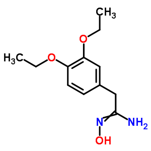 2-(3,4-Diethoxy-phenyl)-n-hydroxy-acetamidineStructure,885957-46-0Structure 2-(3,4-Diethoxy-phenyl)-n-hydroxy-acetamidine Structure,885957-46-0Structure