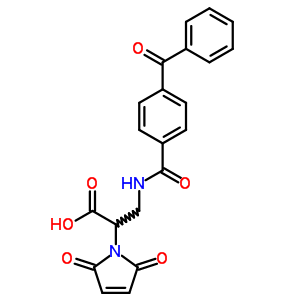 3-(Benzophenone-4-carboxamido)-2-maleimidopropanoic acidStructure,887352-68-3Structure 3-(Benzophenone-4-carboxamido)-2-maleimidopropanoic acid Structure,887352-68-3Structure