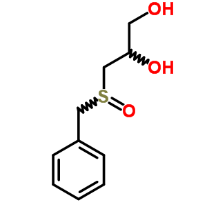 3-Benzylsulfinylpropane-1,2-diolStructure,88738-56-1Structure 3-Benzylsulfinylpropane-1,2-diol Structure,88738-56-1Structure