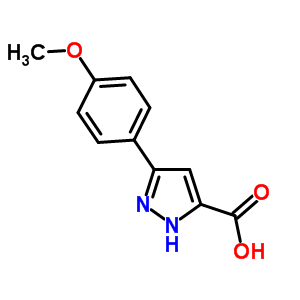 3-(4-Methoxyphenyl)-1H-pyrazole-5-carboxylic acidStructure,890006-68-5Structure 3-(4-Methoxyphenyl)-1H-pyrazole-5-carboxylic acid Structure,890006-68-5Structure