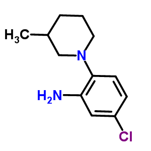 5-Chloro-2-(3-methyl-1-piperidinyl)anilineStructure,893751-41-2Structure 5-Chloro-2-(3-methyl-1-piperidinyl)aniline Structure,893751-41-2Structure