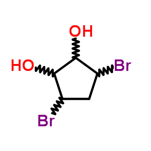 3,5-Dibromocyclopentane-1,2-diolStructure,89416-07-9Structure 3,5-Dibromocyclopentane-1,2-diol Structure,89416-07-9Structure