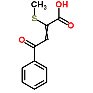 2-Butenoic acid,2-(methylthio)-4-oxo-4-phenyl-Structure,89636-06-6Structure 2-Butenoic acid,2-(methylthio)-4-oxo-4-phenyl- Structure,89636-06-6Structure