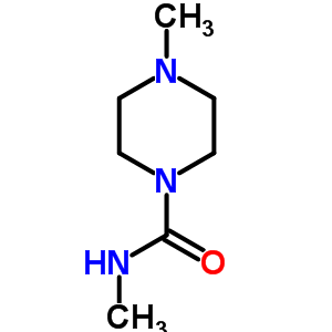 (7ci)-n,4-二甲基-1-哌嗪羧酰胺結(jié)構(gòu)式_89856-17-7結(jié)構(gòu)式