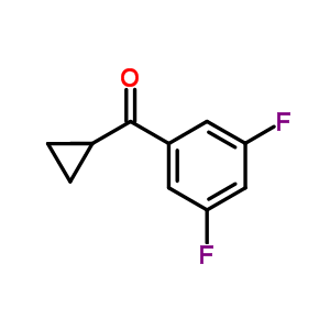 Cyclopropyl-(3,5-difluorophenyl)methanoneStructure,898790-34-6Structure Cyclopropyl-(3,5-difluorophenyl)methanone Structure,898790-34-6Structure