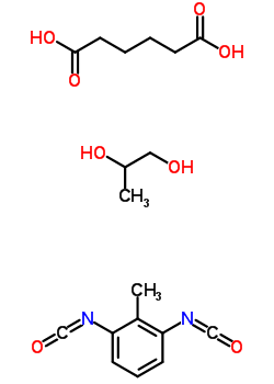 甲苯二異氰酸酯與己二酸丙二醇酯的聚合物結(jié)構(gòu)式_9019-93-6結(jié)構(gòu)式