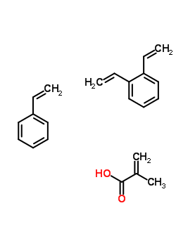 2-Methyl-2-propenoic acid polymer with diethenylbenzene and ethenylbenzeneStructure,9020-13-7Structure 2-Methyl-2-propenoic acid polymer with diethenylbenzene and ethenylbenzene Structure,9020-13-7Structure
