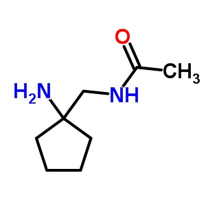 N-(1-氨基環(huán)戊基甲基)-乙酰胺結(jié)構式_904815-32-3結(jié)構式