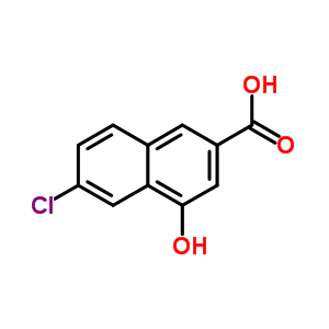 6-Chloro-4-hydroxy-2-naphthoic acidStructure,91058-94-5Structure 6-Chloro-4-hydroxy-2-naphthoic acid Structure,91058-94-5Structure