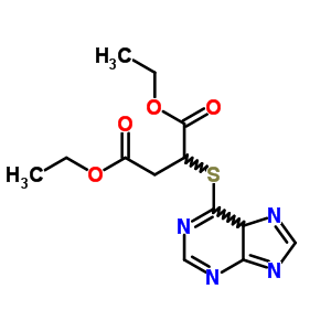 Butanedioic acid, 2-(9h-purin-6-ylthio)-, 1,4-diethyl esterStructure,91141-73-0Structure Butanedioic acid, 2-(9h-purin-6-ylthio)-, 1,4-diethyl ester Structure,91141-73-0Structure