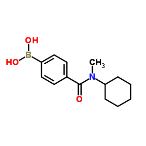N-環(huán)己基-n-甲基 4-硼苯甲酰胺結(jié)構(gòu)式_913835-84-4結(jié)構(gòu)式