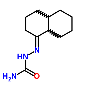 Hydrazinecarboxamide,2-(octahydro-1(2h)-naphthalenylidene)-Structure,91548-88-8Structure Hydrazinecarboxamide,2-(octahydro-1(2h)-naphthalenylidene)- Structure,91548-88-8Structure