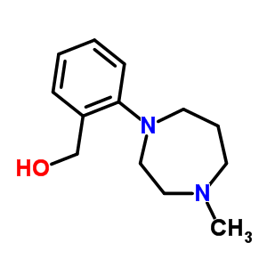 2-(Hexahydro-4-methyl-1h-1,4-diazepin-1-yl)-benzenemethanolStructure,915707-55-0Structure 2-(Hexahydro-4-methyl-1h-1,4-diazepin-1-yl)-benzenemethanol Structure,915707-55-0Structure