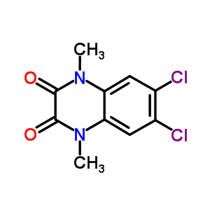 6,7-Dichloro-1,4-dimethyl-quinoxaline-2,3-dioneStructure,91687-39-7Structure 6,7-Dichloro-1,4-dimethyl-quinoxaline-2,3-dione Structure,91687-39-7Structure