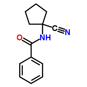N-(1-氰基環(huán)戊基)-苯甲酰胺結(jié)構(gòu)式_91806-24-5結(jié)構(gòu)式