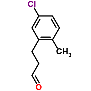 3-(5-氯-2-甲基苯基)丙醛結(jié)構(gòu)式_91880-69-2結(jié)構(gòu)式