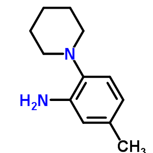 5-Methyl-2-(1-piperidinyl)anilineStructure,91907-40-3Structure 5-Methyl-2-(1-piperidinyl)aniline Structure,91907-40-3Structure