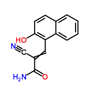 2-Propenamide,2-cyano-3-(2-hydroxy-1-naphthalenyl)-Structure,92060-60-1Structure 2-Propenamide,2-cyano-3-(2-hydroxy-1-naphthalenyl)- Structure,92060-60-1Structure