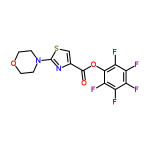 2-嗎啉-1,3-噻唑-4-羧酸五氟苯酯結(jié)構(gòu)式_921939-02-8結(jié)構(gòu)式