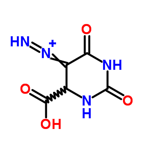 4-Pyrimidinecarboxylicacid, 5-diazohexahydro-2,6-dioxo-Structure,92306-77-9Structure 4-Pyrimidinecarboxylicacid, 5-diazohexahydro-2,6-dioxo- Structure,92306-77-9Structure