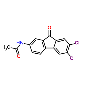 Acetamide,n-(6,7-dichloro-9-oxo-9h-fluoren-2-yl)-Structure,92424-24-3Structure Acetamide,n-(6,7-dichloro-9-oxo-9h-fluoren-2-yl)- Structure,92424-24-3Structure