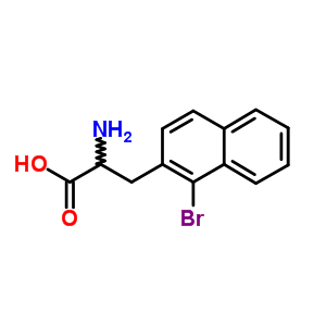 a-氨基-1-溴-2-萘丙酸結構式_92634-96-3結構式
