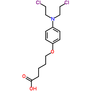 5-(P-(bis(2-chloroethyl)amino)phenoxy)valeric acidStructure,92700-02-2Structure 5-(P-(bis(2-chloroethyl)amino)phenoxy)valeric acid Structure,92700-02-2Structure