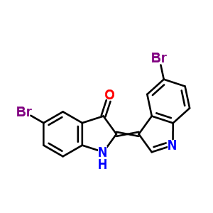 3H-indol-3-one,5-bromo-2-(5-bromo-1h-indol-3-yl)-Structure,92797-11-0Structure 3H-indol-3-one,5-bromo-2-(5-bromo-1h-indol-3-yl)- Structure,92797-11-0Structure