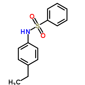 N-(4-乙基苯基)苯磺酰胺結(jié)構(gòu)式_92961-34-7結(jié)構(gòu)式