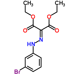 2-[(3-溴苯基)肼基]丙二酸二乙酯結(jié)構(gòu)式_93139-82-3結(jié)構(gòu)式